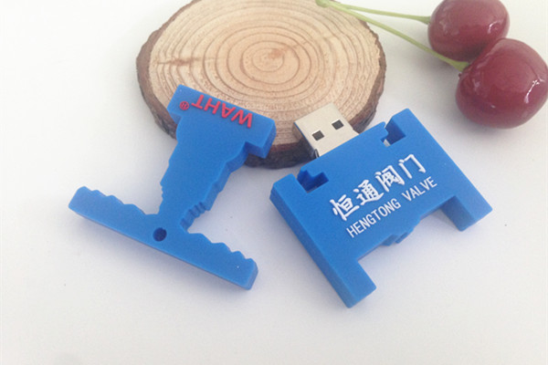 閥門電動裝置U盤款式，開模定制獨特PVC點膠U盤